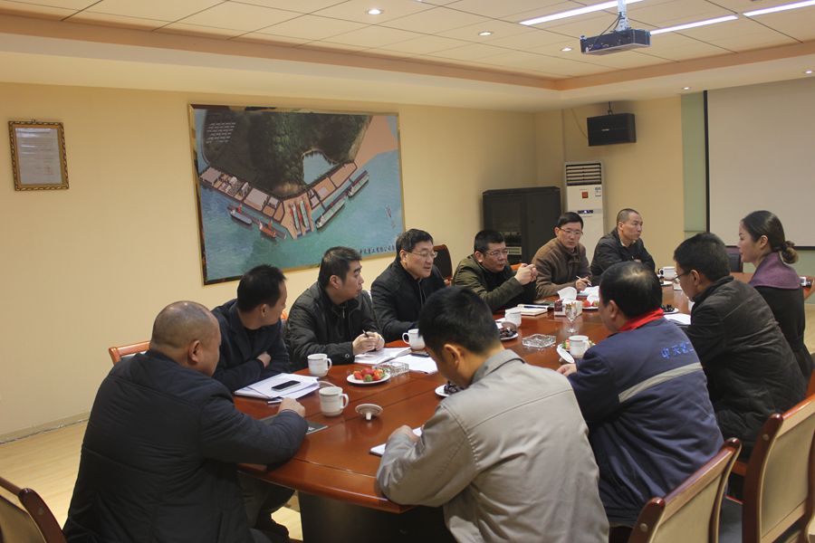 浙江舟山群岛新区口岸与海防管理办公室赴舟山中天重工进行调研 浙江舟山群岛新区口岸与海防管理办公室赴舟山中天重工进行调研